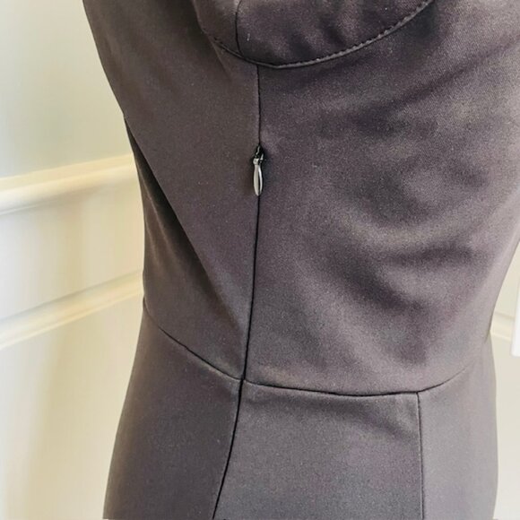 Grace Karin Black Ruffled Feminine Party Event Women's Maxi Dress NWT Size Small - Picture 8 of 11